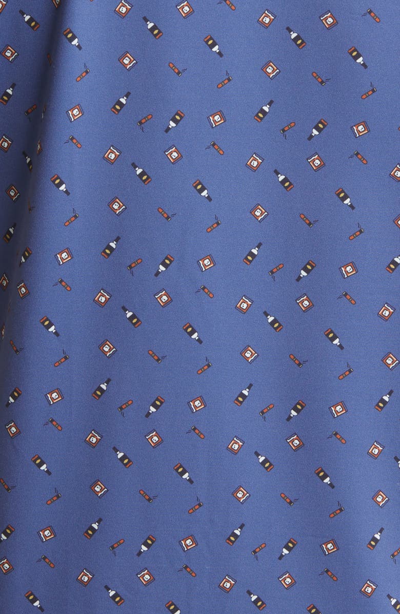 Mizzen+Main Men's Versa Whiskey & Cigar Print Performance Golf Polo, Alternate, color, 