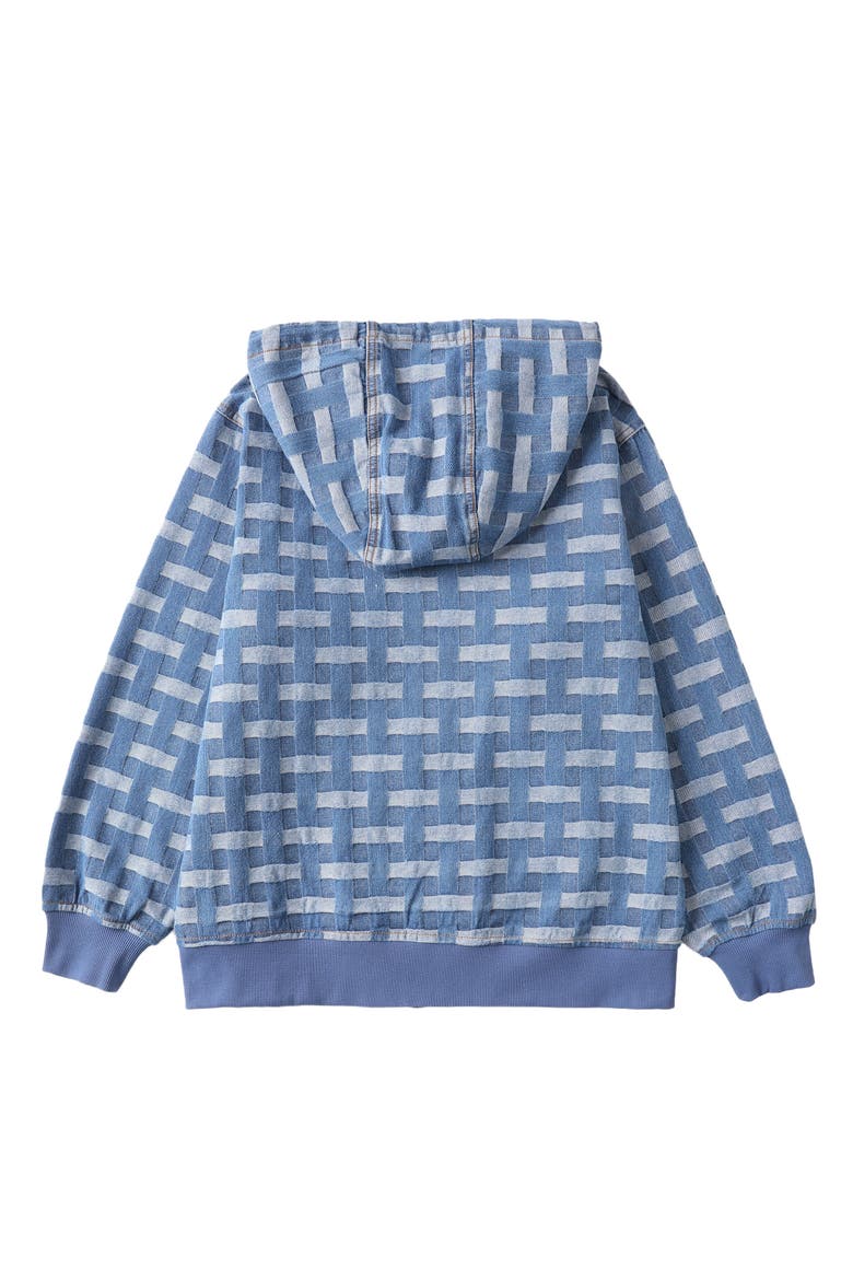 Criss-cross Hoodie, Alternate, color, Blue