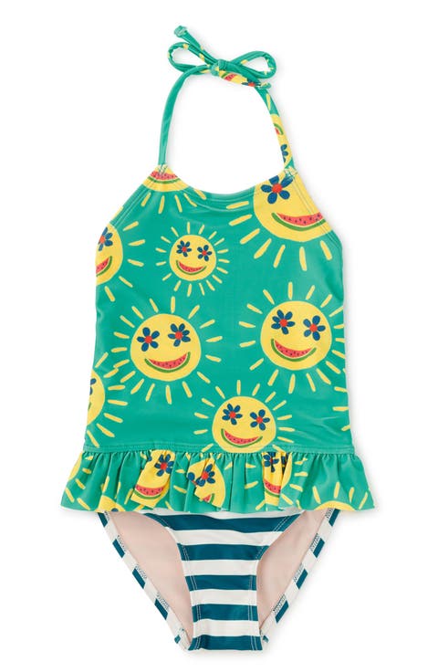 Peplum One-Piece Swimsuit