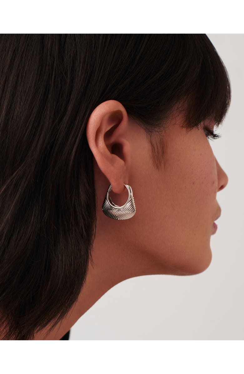 Missoma Hera Ridge Hoop Earrings, Alternate, color, 