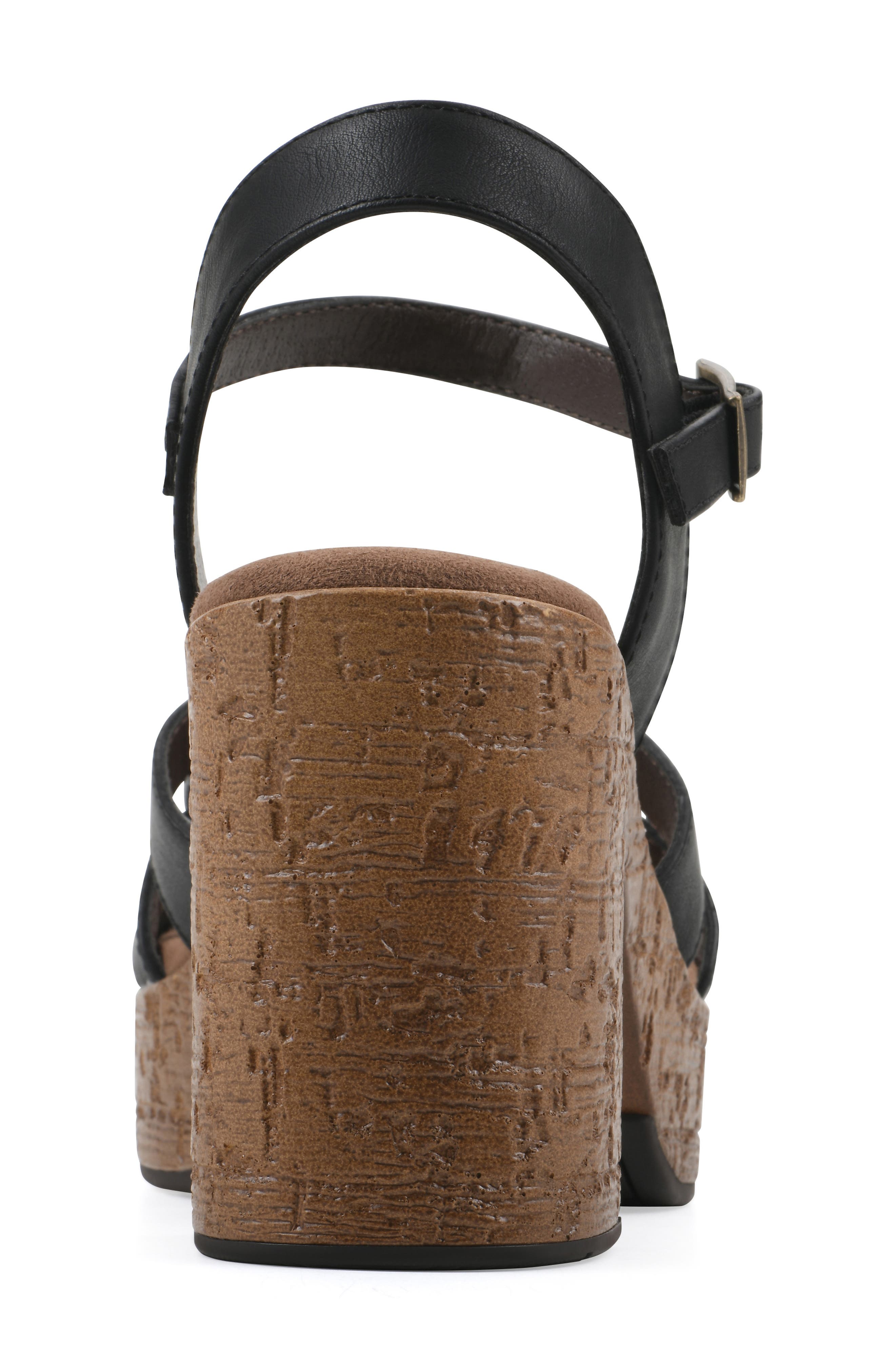 White Mountain Footwear Barista Platform Sandal, Alternate, color, 