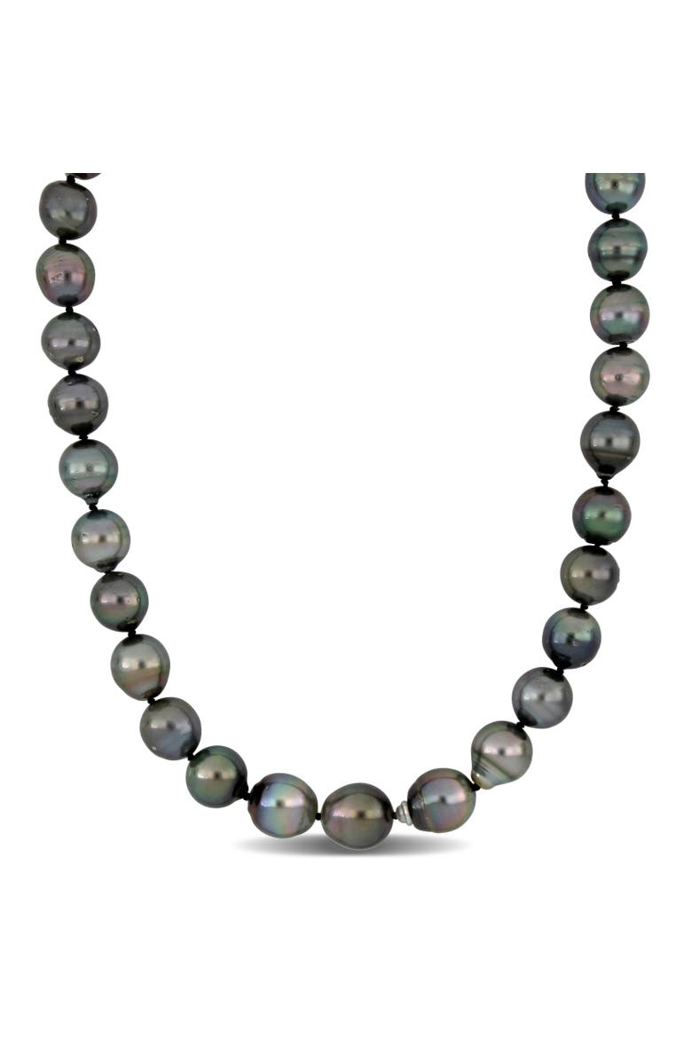 11-13mm Cultured Tahitian Pearl Necklace 14K, Main, color, Tahitian Pearl