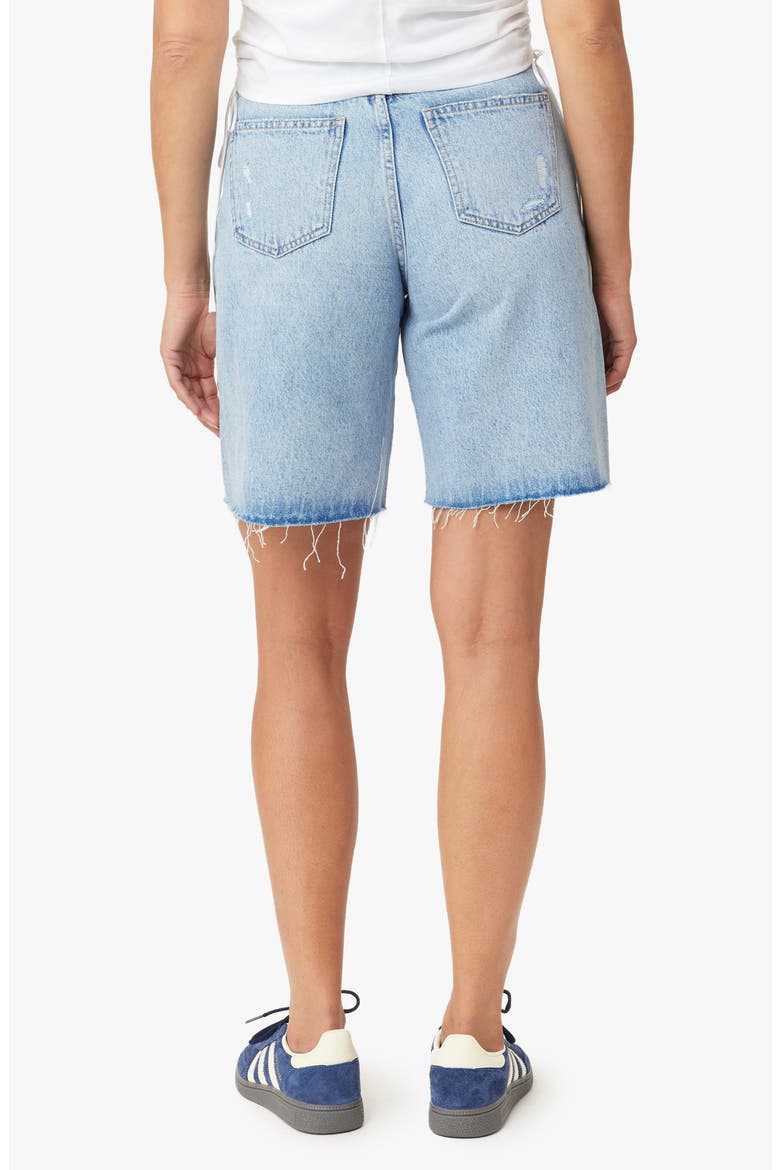 Joey Long Cutoff Denim Shorts, Alternate, color, AIRE