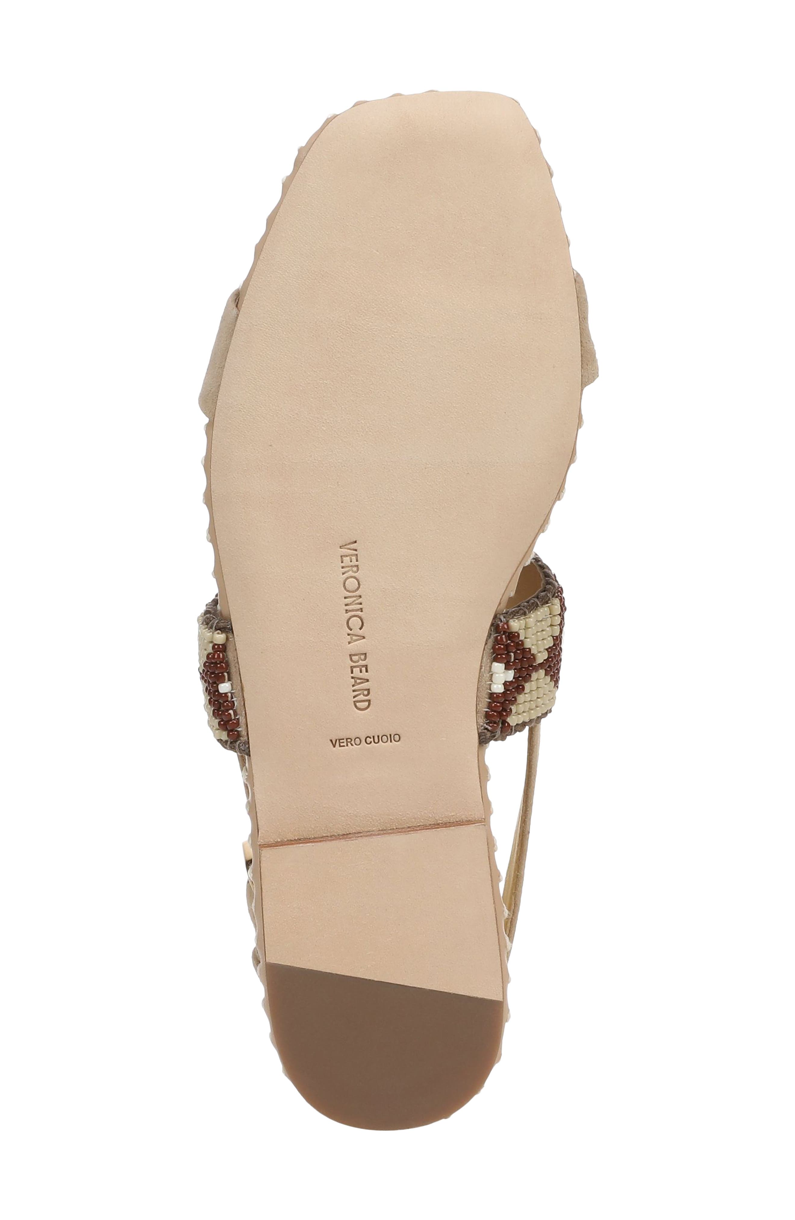 Veronica Beard Marian Slingback Sandal, Alternate, color, Sand Multi