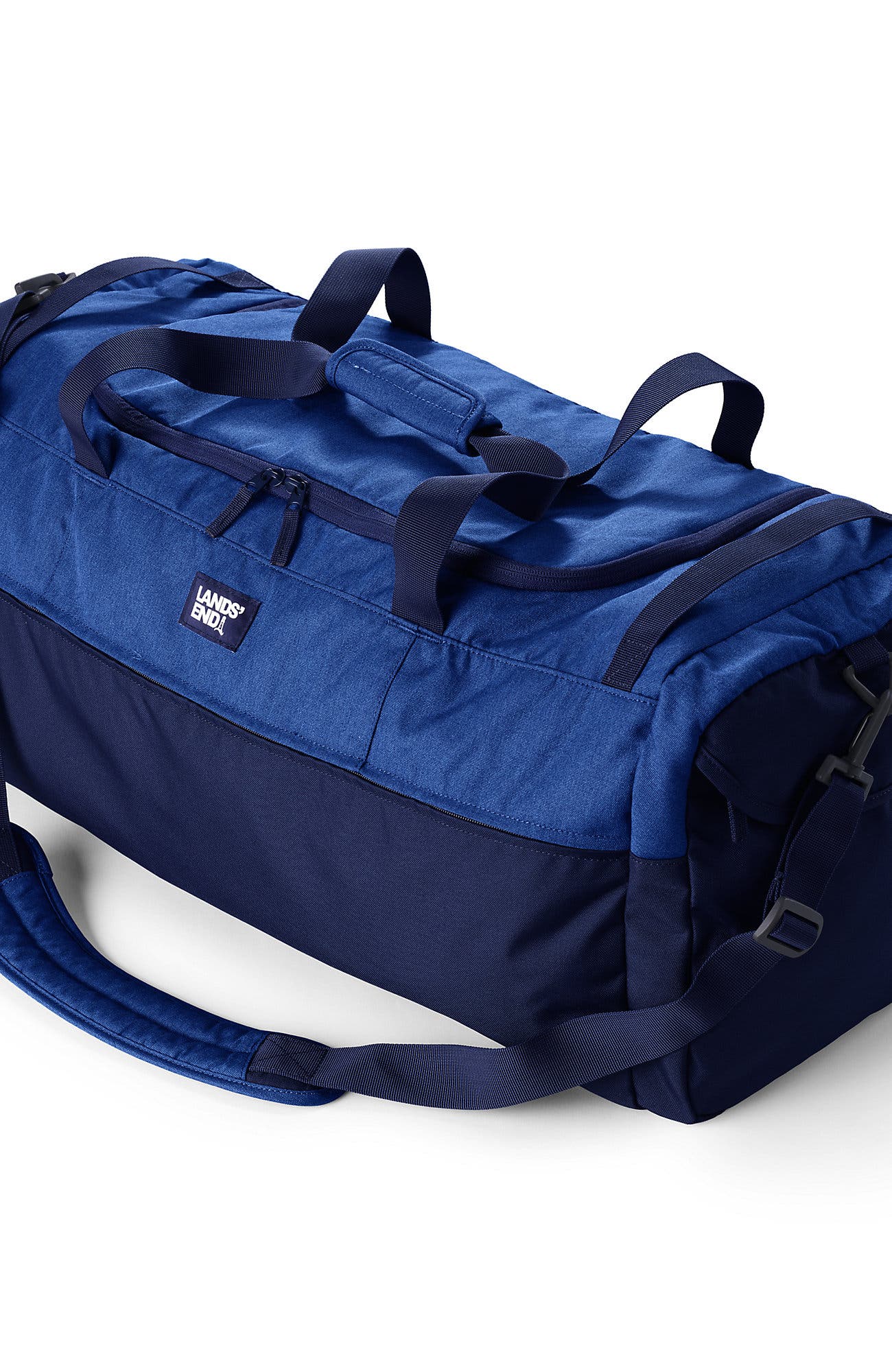 Small All Purpose Travel Duffle Bag, Alternate, color, Light Blue Twilight Heather