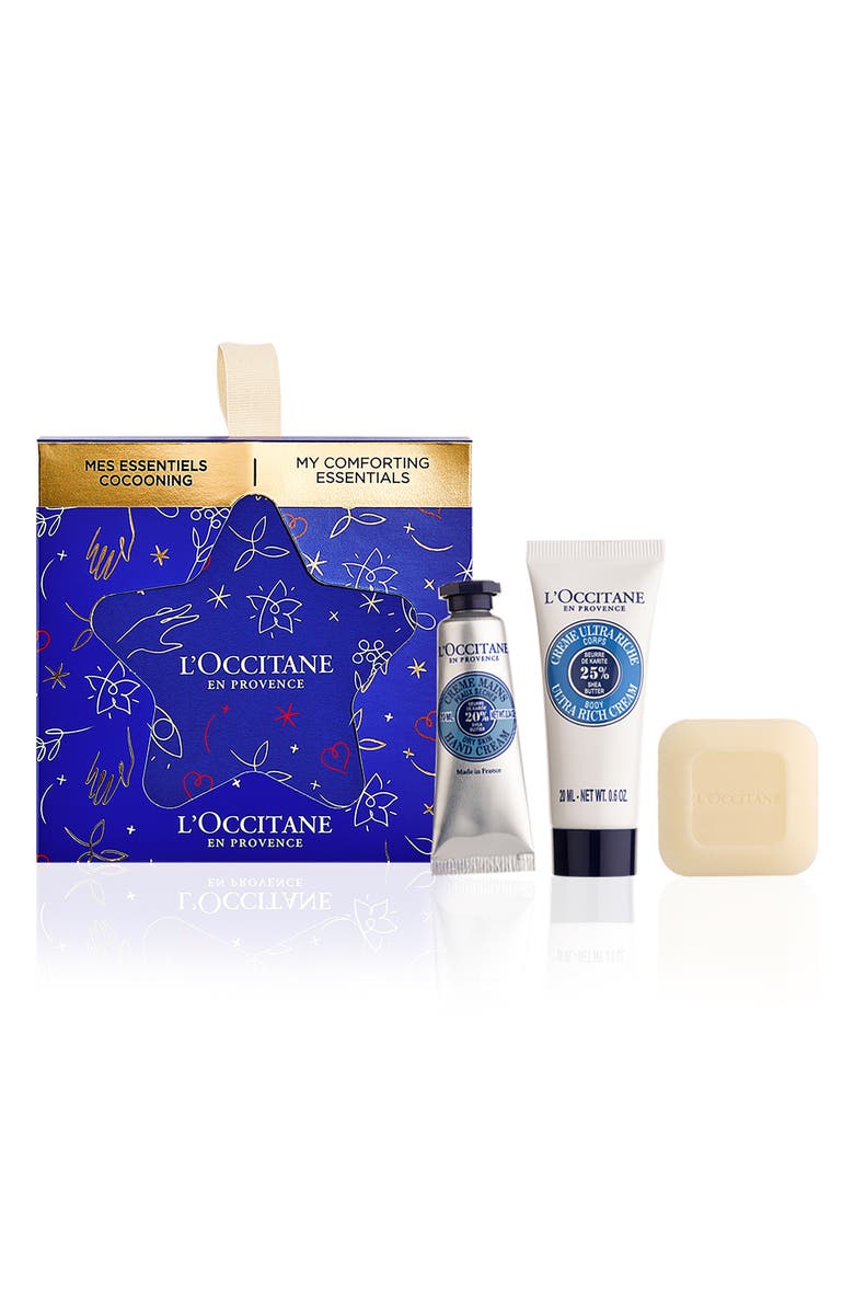 L'Occitane My Comforting Essentials Shea Butter Ornament Set, Main, color,