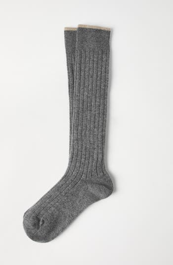 タイツ・ソックス BRUNELLO CUCINELLI 'Sparkling' ribbed socks Brunello cucinelli 'sparkling' ribbed socks available on