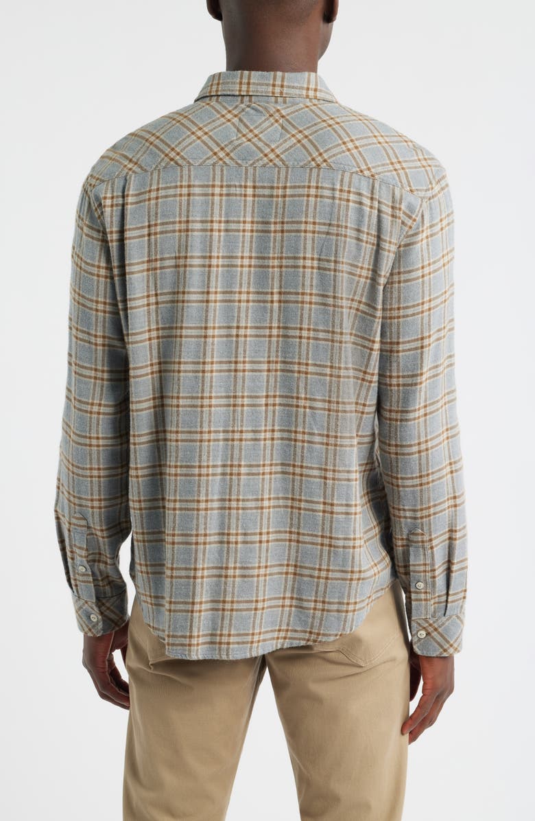 Rails Lennox Plaid Flannel Button-Up Shirt, Alternate, color, Shale Truffle