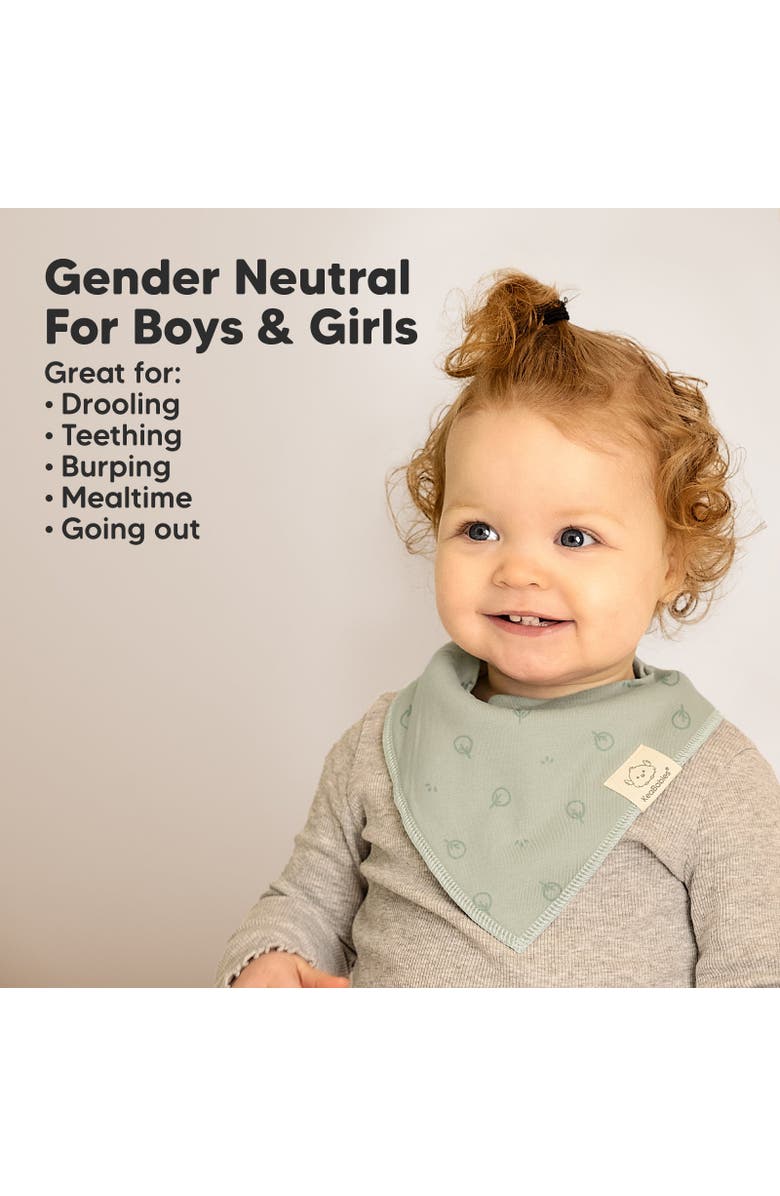 KeaBabies 8-Pack Organic Bandana Bibs, Alternate, color, Nordic