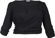 MAYES NYC Tamara Keyhole Wrap Top