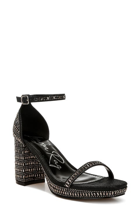 Ronan Crystal Embellished Platform Sandal (Women)
