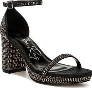 LONDON RAG Ronan Crystal Embellished Platform Sandal