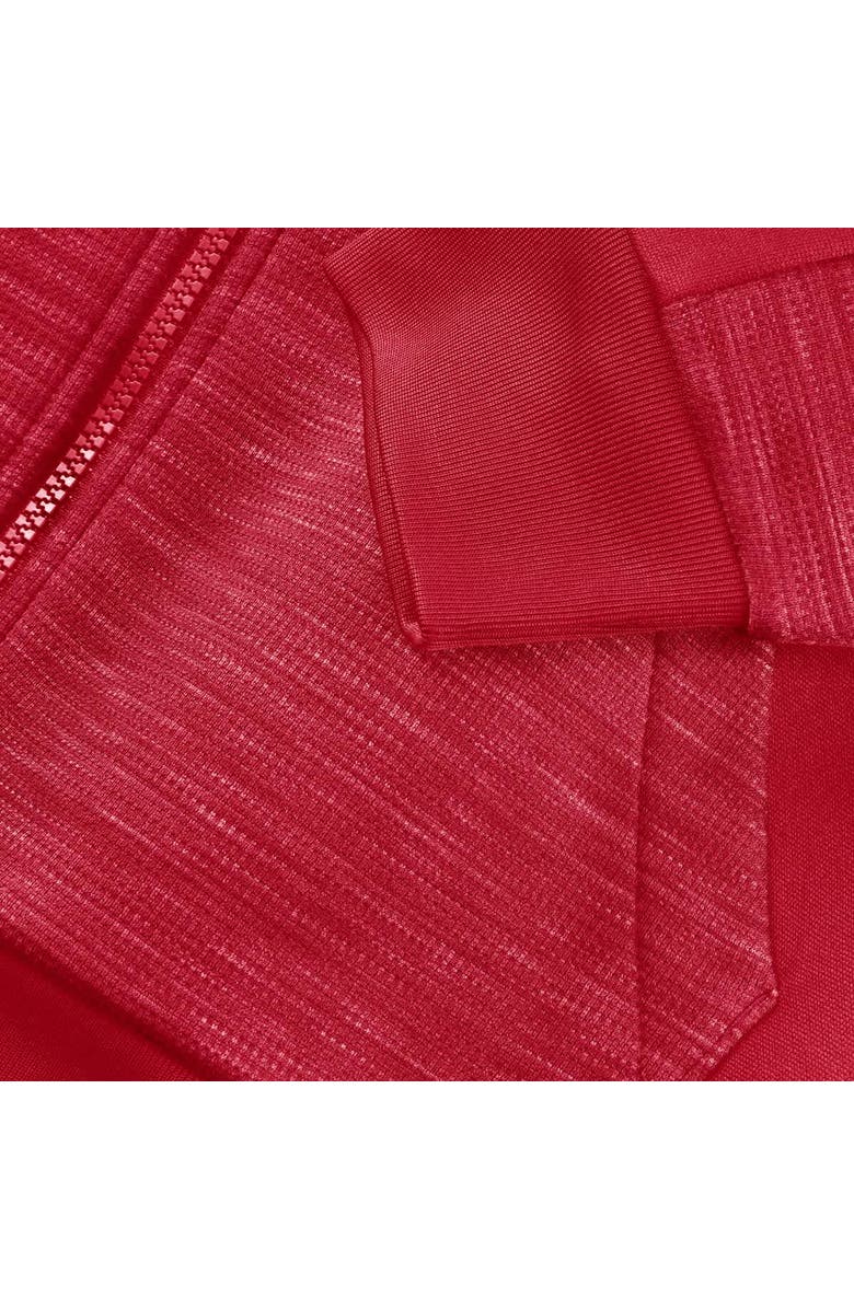 FANATICS Men's Fanatics Scarlet San Francisco 49ers Checkdown Pass Full-Zip Hoodie, Alternate, color, Scarlet