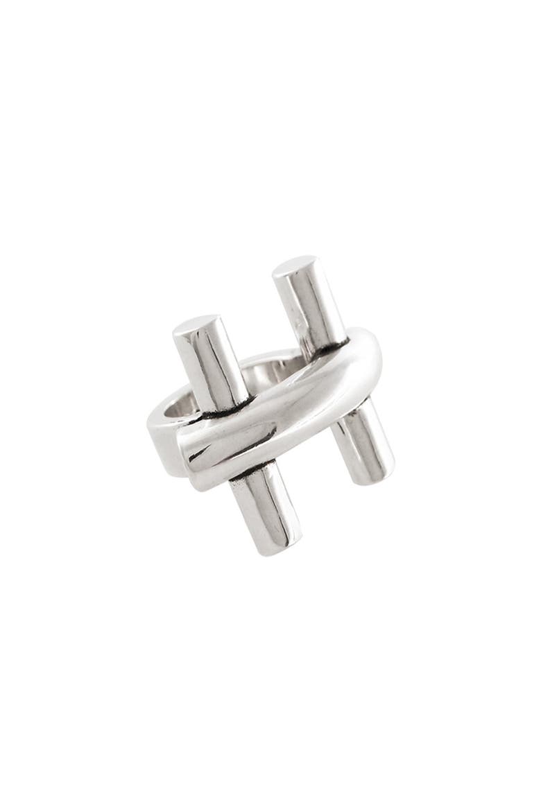 St. Moritz Bit Ring, Main, color, Silver