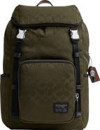 COACH Logan Backpack in Signature Nylon