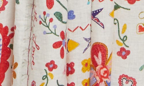 Camilla Shirred Waist Linen Maxi Dress In A Kitsch In Time