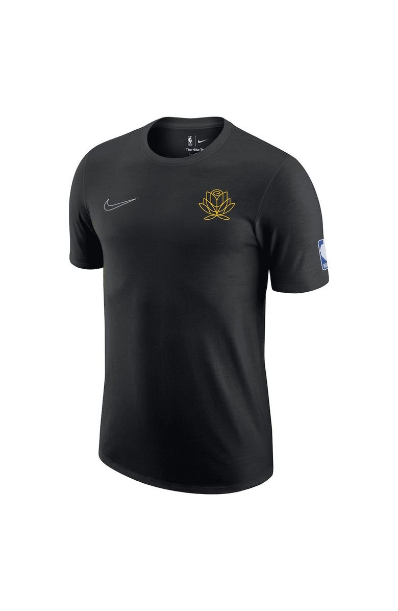 Nike Men's Nike Black Golden State Warriors 2022/23 City Edition Courtside Max90 Backer Relaxed Fit T-Shirt, Alternate, color, 