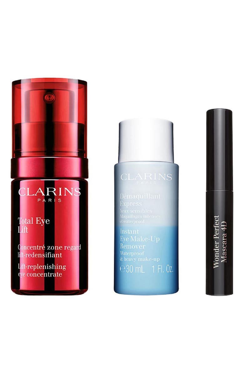 Clarins Total Eye Essentials Set USD $107 Value, Alternate, color, 