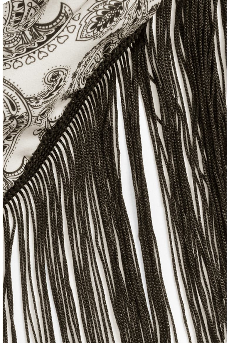 Paisley Fringe Bandana, Alternate, color, IVORY MULTI