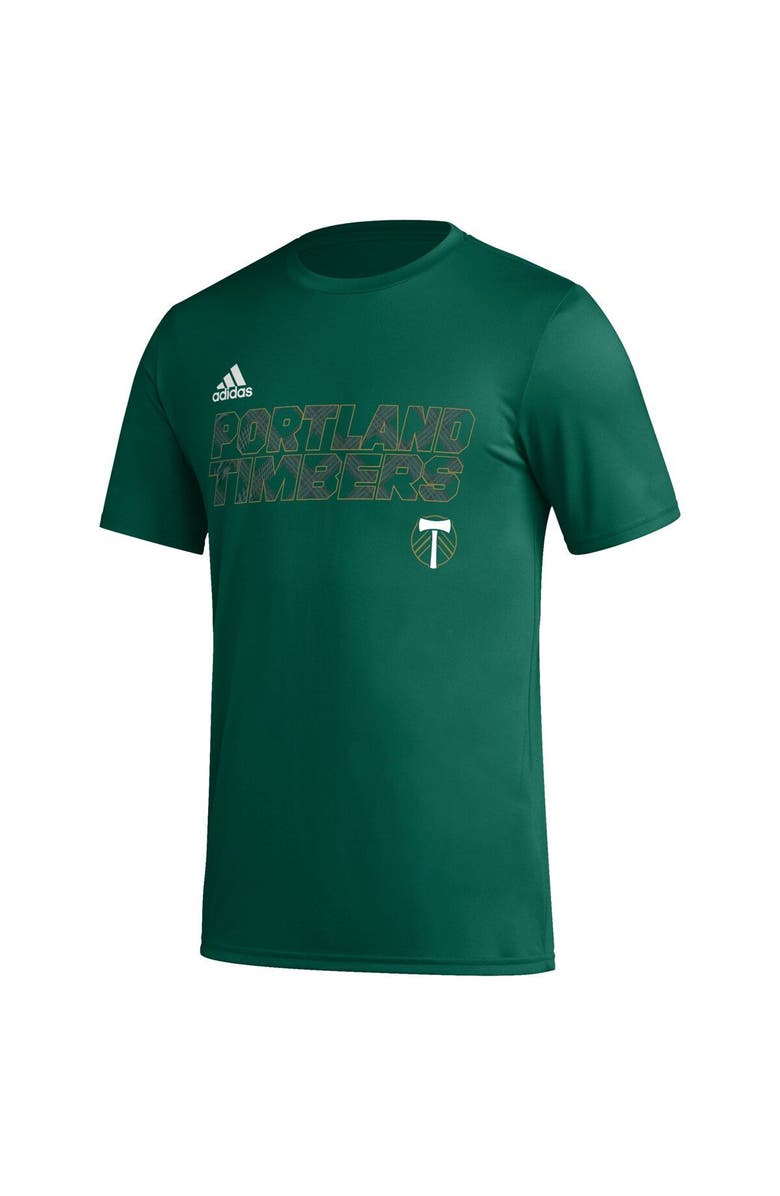 adidas Men's adidas Green Portland Timbers Team Jersey Hook AEROREADY T-Shirt, Alternate, color, Green