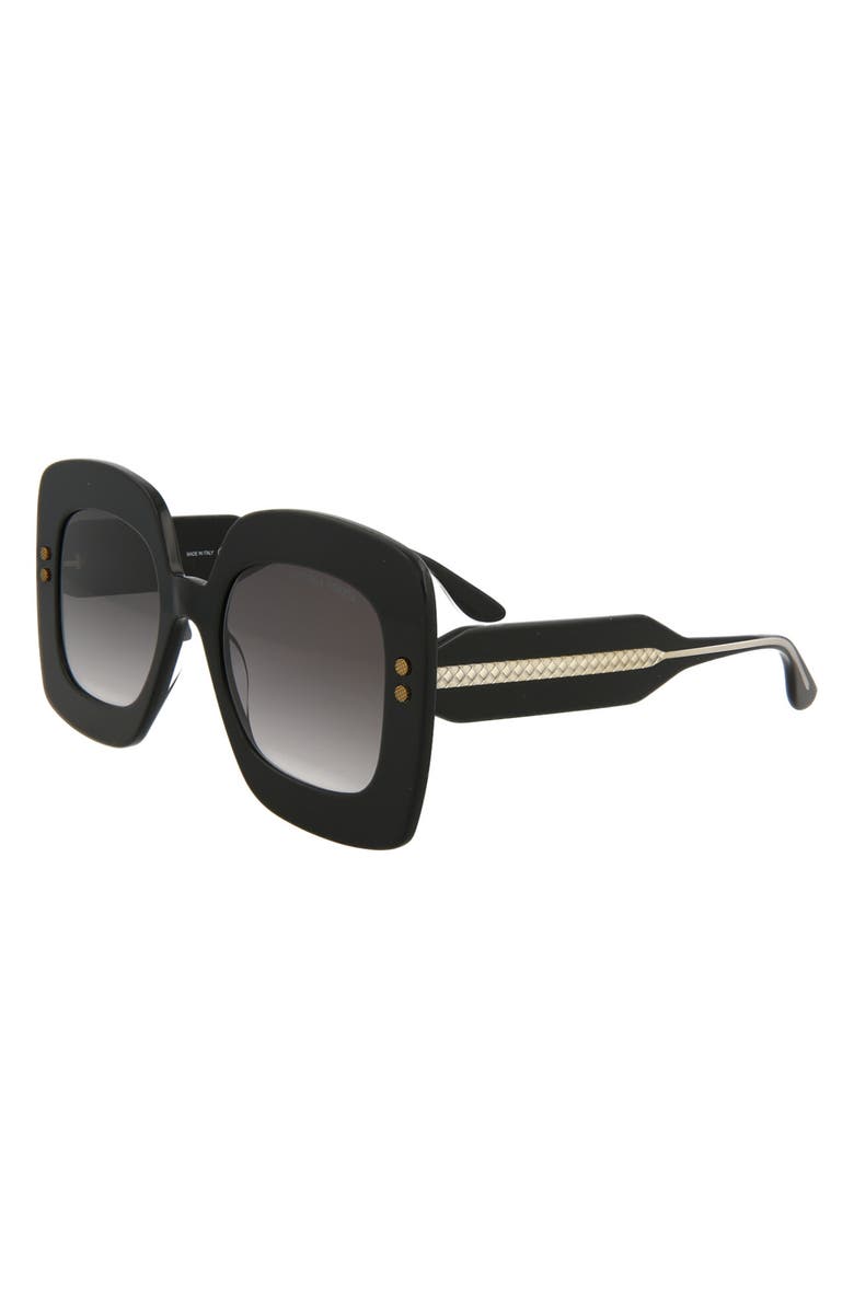 Bottega Veneta 50mm Oversize Square Sunglasses, Alternate, color,