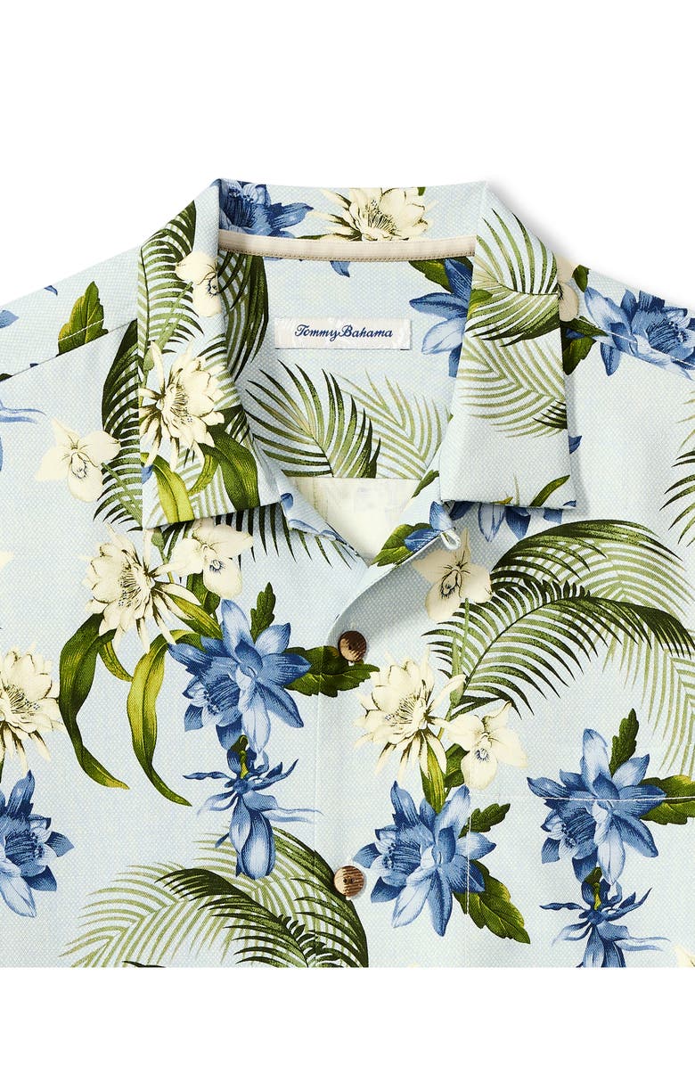 Tommy Bahama Grand Frond Silk Camp Shirt, Alternate, color, 