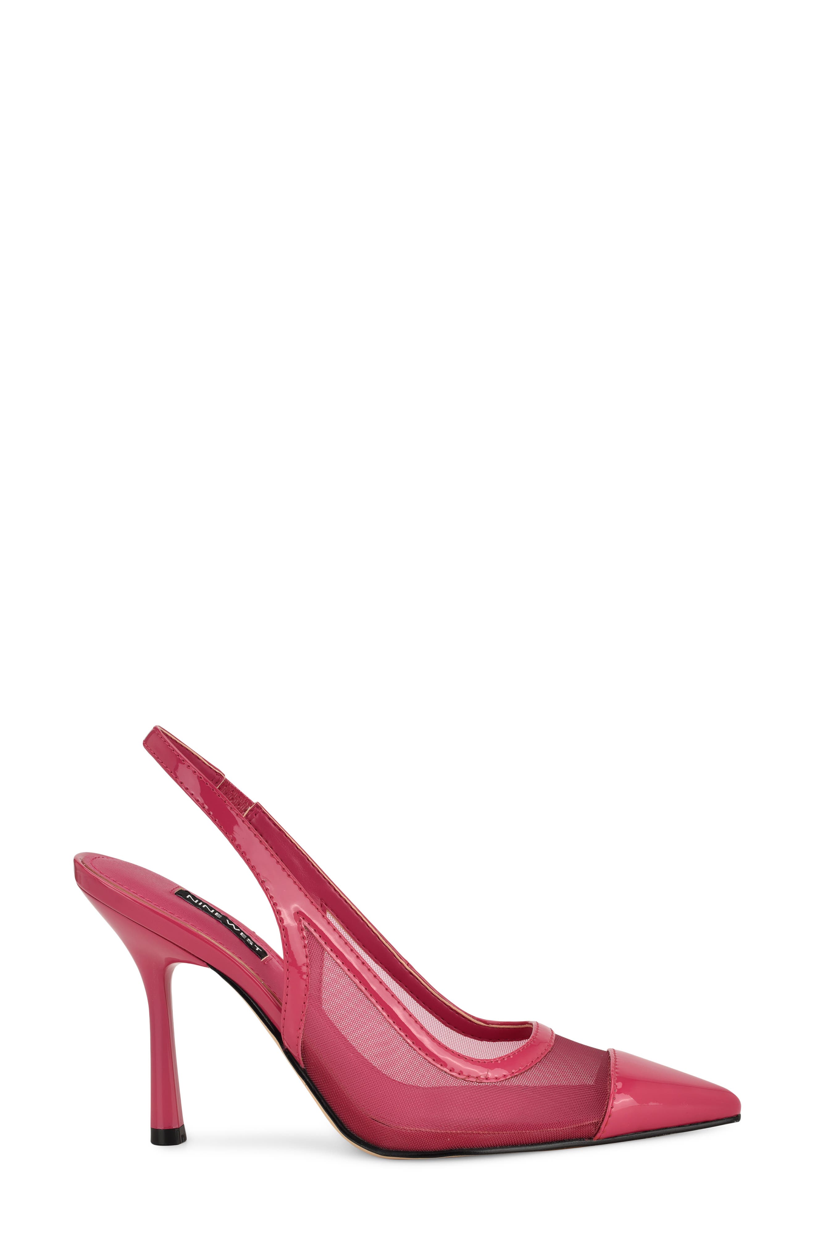 Jermain Slingback Pointed Toe Pump, Alternate, color, MEDIUM PINK