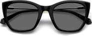 Polaroid 52mm Polarized Cat Eye Sunglasses