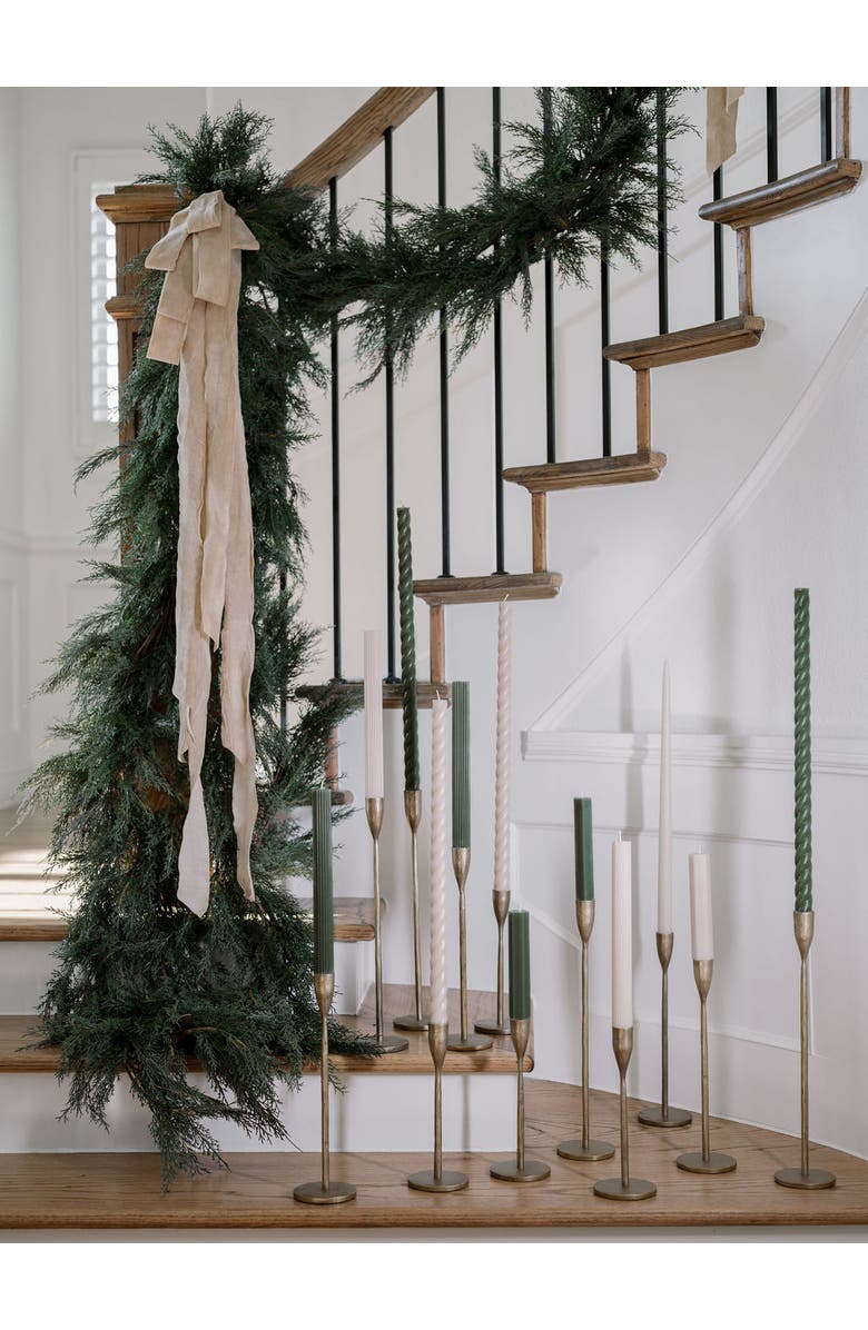 CG Hunter 9' Faux Cedar Garland Evergreen, Alternate, color, Green