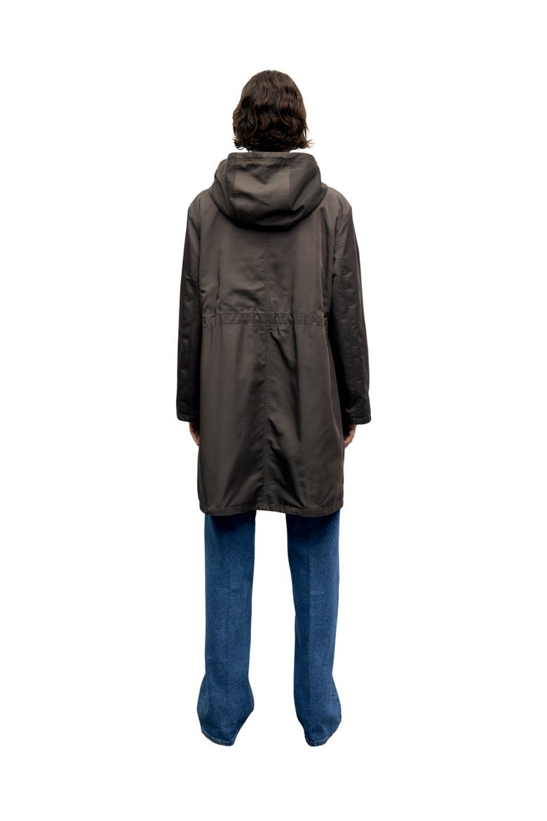 Velia Reversible Parka Coat, Alternate, color, Brown