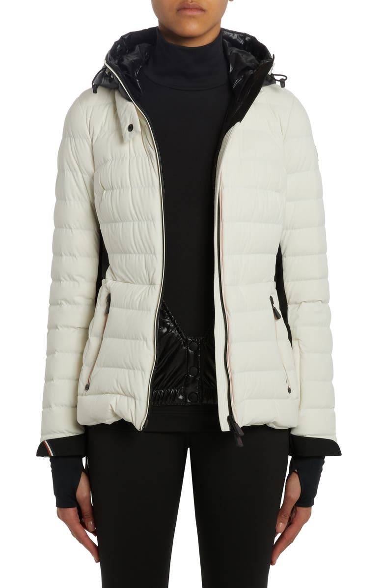 Moncler Grenoble Bruche Technical Poplin Down Jacket, Alternate, color,