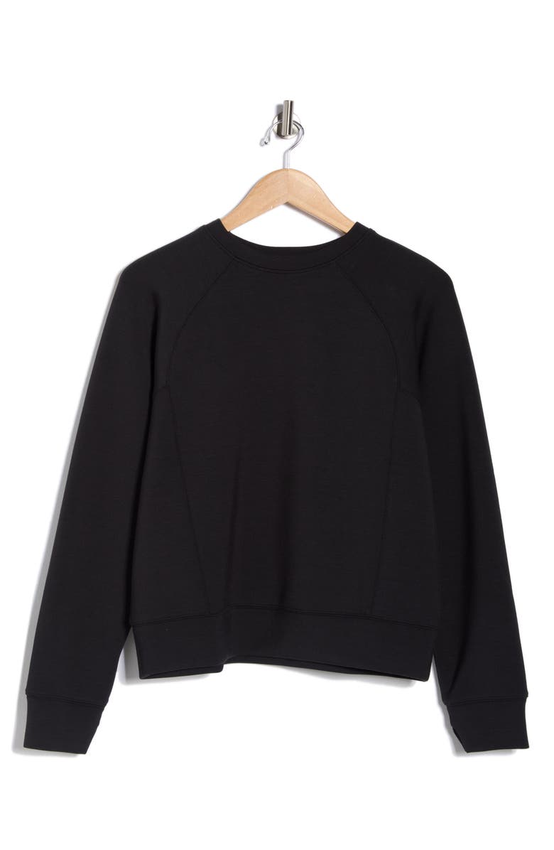SPANX<sup>®</sup> Crewneck Pullover, Alternate, color, Very Black