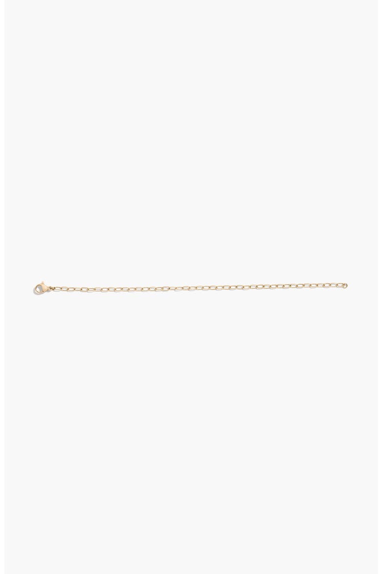 Unbreakable Mini Paperclip Chain Bracelet, Alternate, color, Yellow