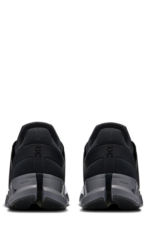 On Men's Cloudswift 4 Ad Black Sneakers In Black/rock