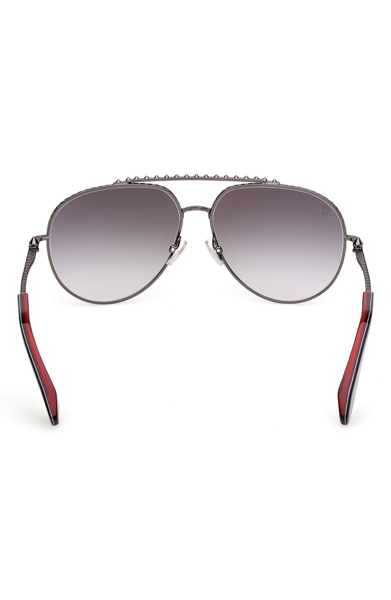 Christian Louboutin 61mm Pilot Sunglasses, Alternate, color, 
