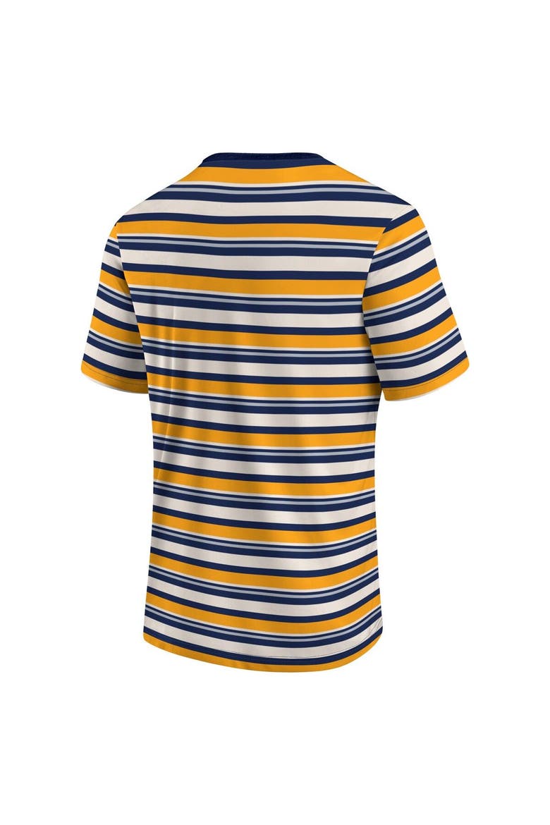 Men's Fanatics Branded Gold LA Galaxy Shot Clock Stripe T-Shirt, Alternate, color, Gold