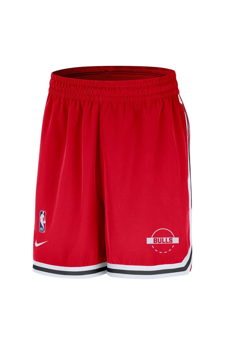 Nike Men's Nike Red Chicago Bulls Authentic Practice DNA Woven Performance Shorts, Alternate, color, Red