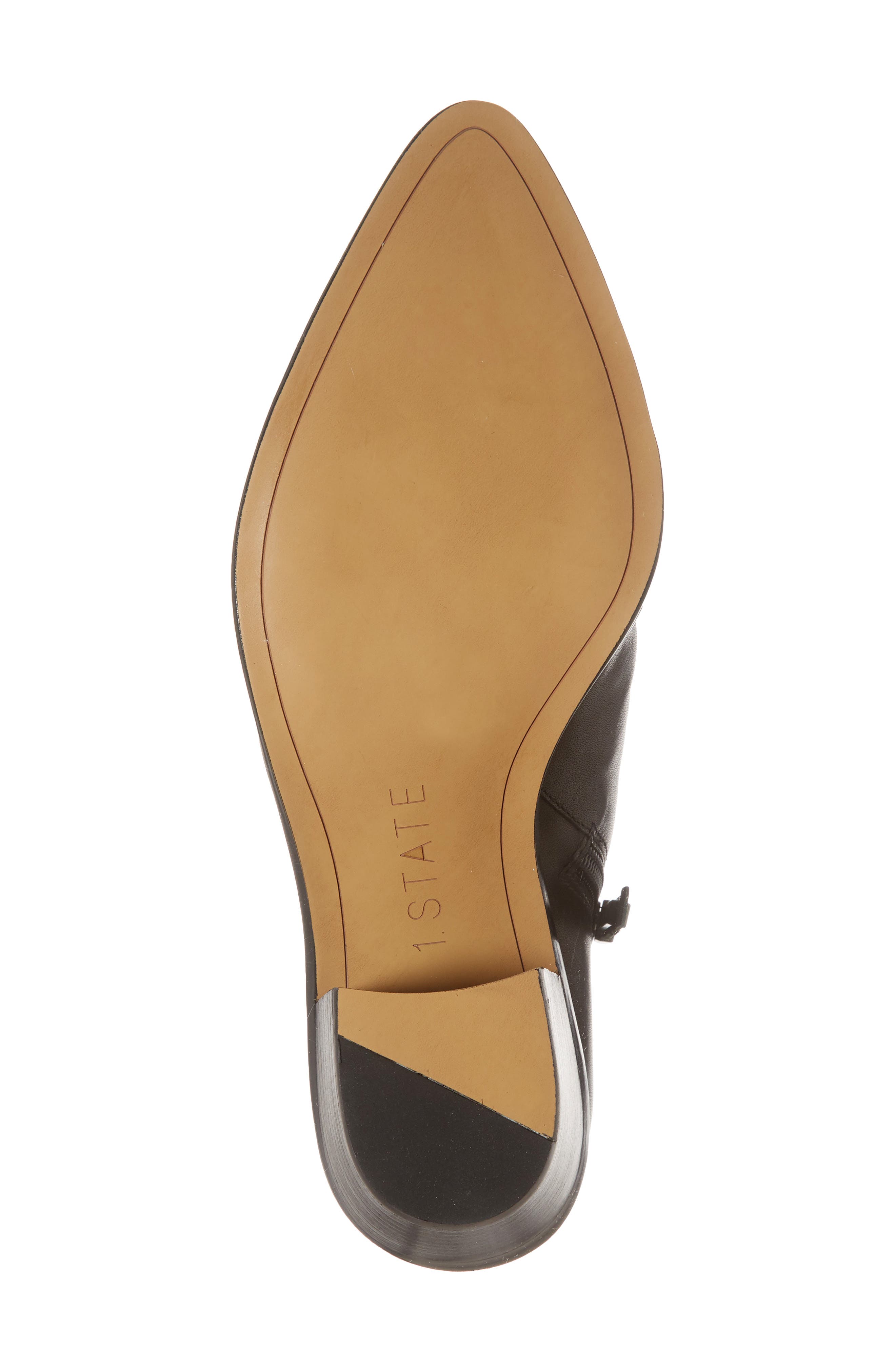 Loka Studded Bootie, Alternate, color, BLACK LEATHER