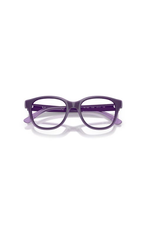 Ray Ban Ray-ban 44mm Square Optical Glasses In Purple