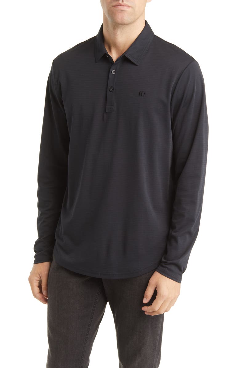 TravisMathew A Class Long Sleeve Polo, Main, color, 