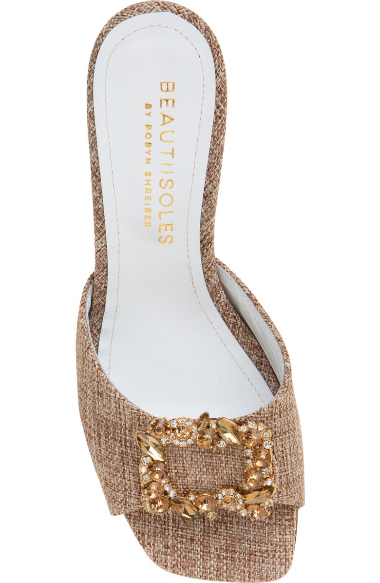 BEAUTIISOLES Eden Kitten Heel Slide Sandal, Alternate, color,