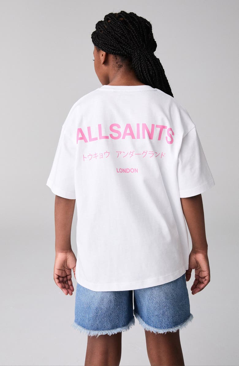 smALLSAINTS by ALLSAINTS Kids' Underground Oversize Cotton Graphic T-Shirt, Alternate, color, 