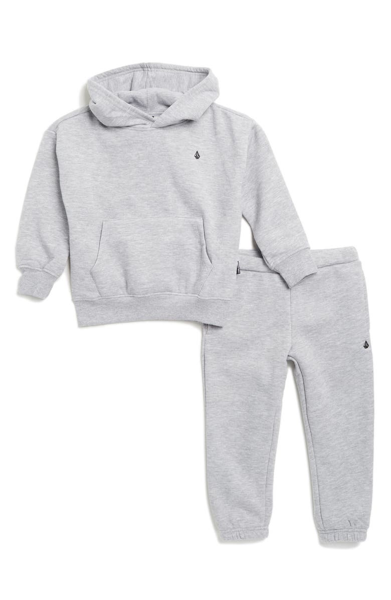 VOLCOM BABY Kids' Fleece Hoodie & Joggers Set, Main, color,