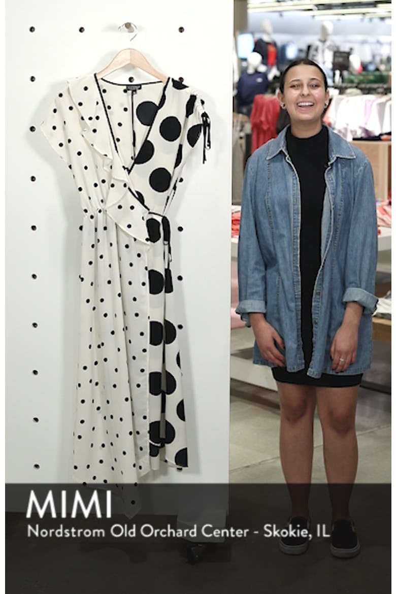 Mix Spot Midi Wrap Dress video