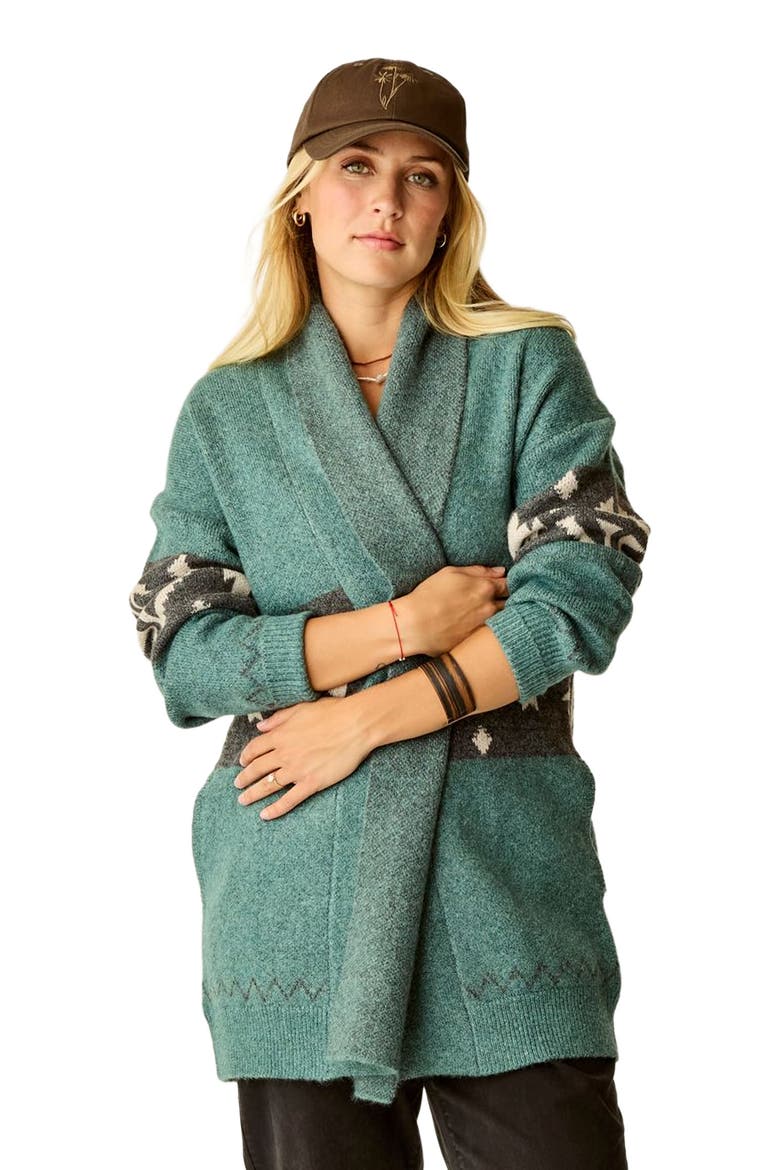 Priya Jacquard Topper, Main, color, Bistro Pattern
