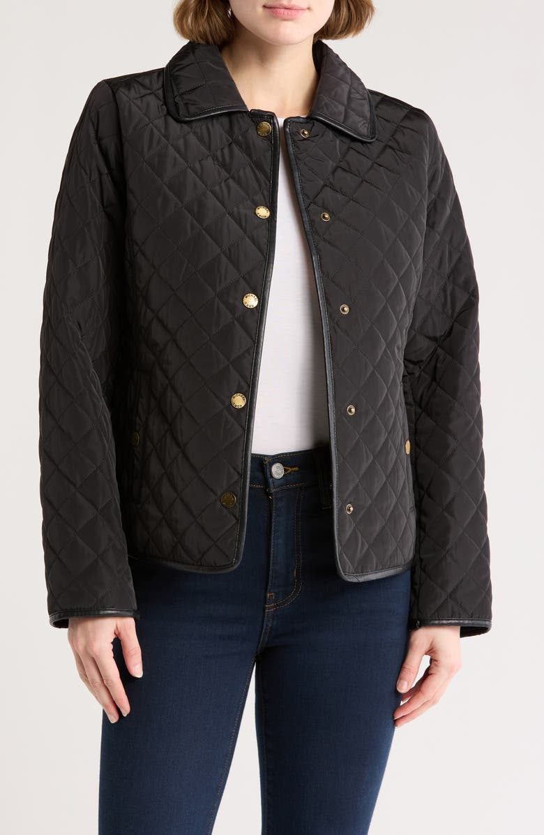 Michael Kors Diamond Quilt Jacket, Alternate, color,