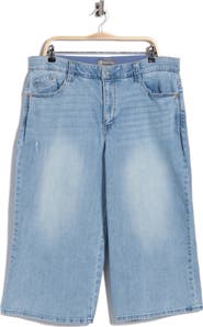 Democracy Relaxed Wide Leg Capri Jeans
