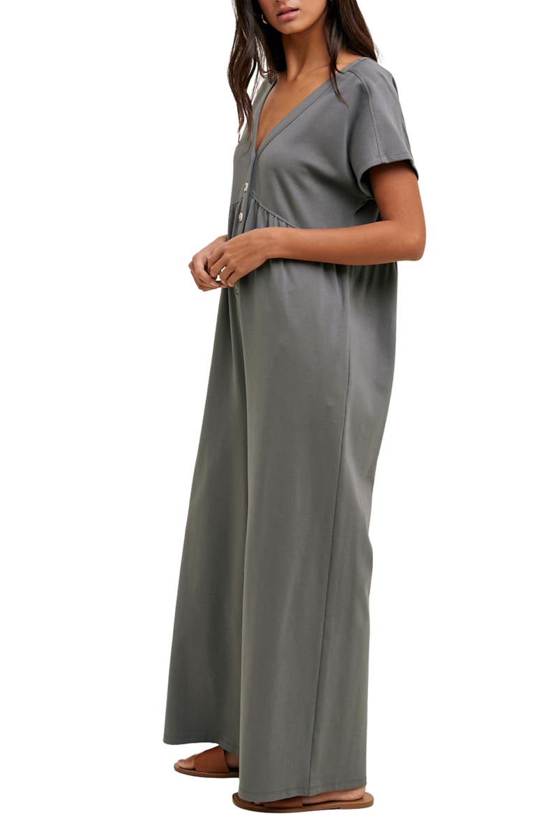 WISHLIST Wide Leg Jumpsuit, Alternate, color, Charcoal