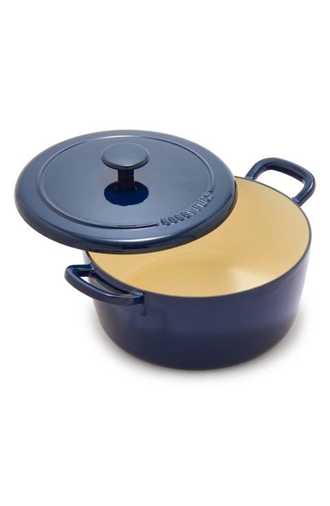 x Bobby Flay 5.5-Quart Enameled Cast Iron Dutch Oven