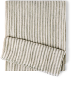 Brunello Cucinelli Sparkling striped linen scarf